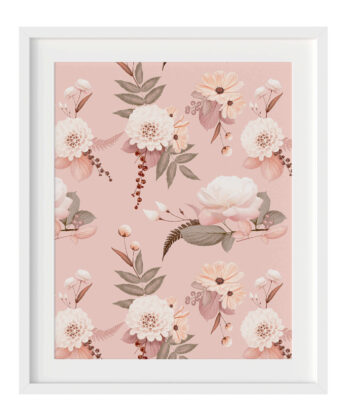 Pastel Sunset Garden