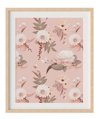 Pastel Sunset Garden